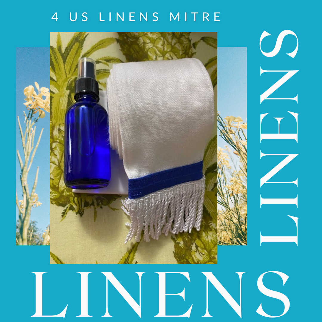 HEBREW MITRE HEAD WRAP 6 YARDS